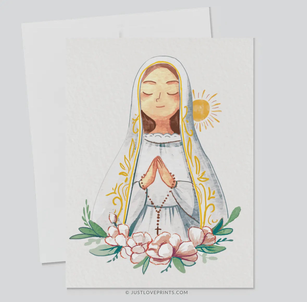 Our Lady of Fatima Greeting Card