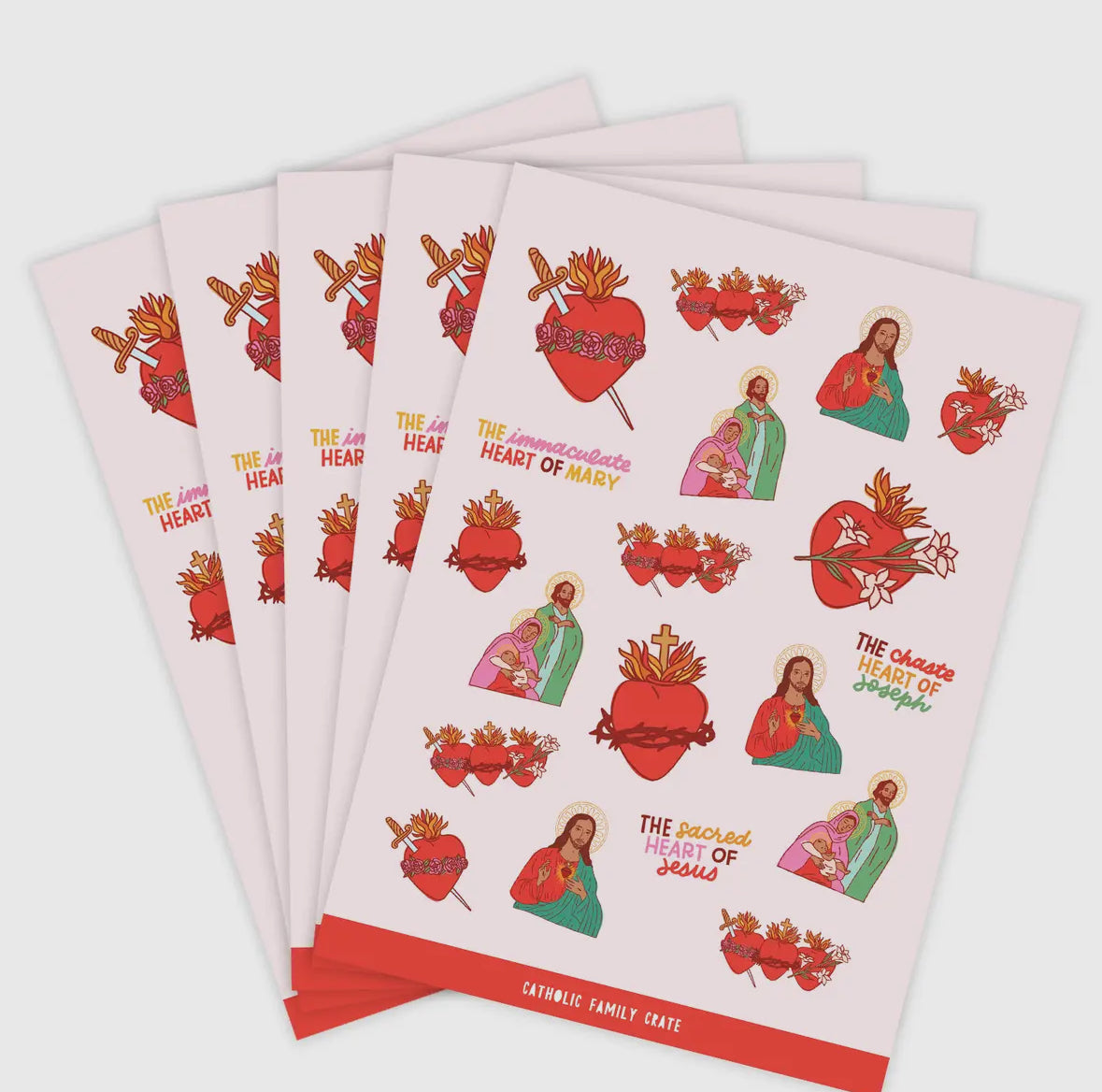 Holy Family Sticker Sheet