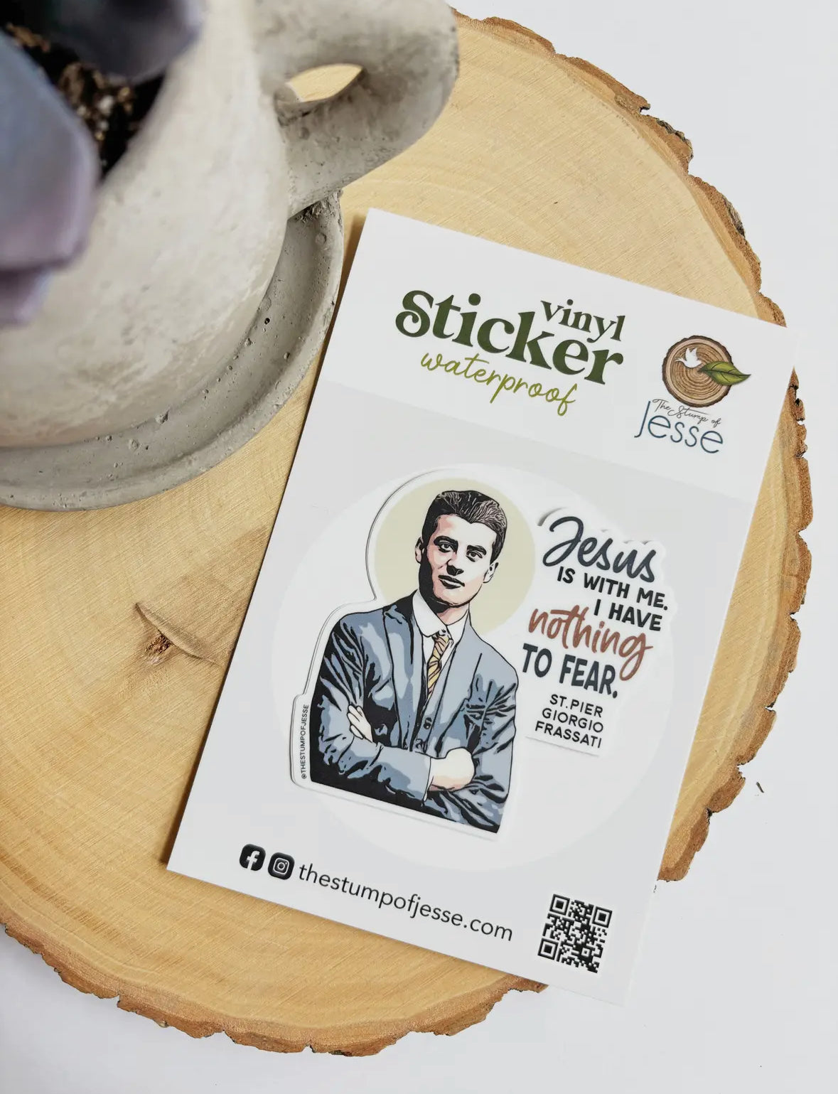 St. Pier Giorgio Frassati Waterproof Catholic Sticker