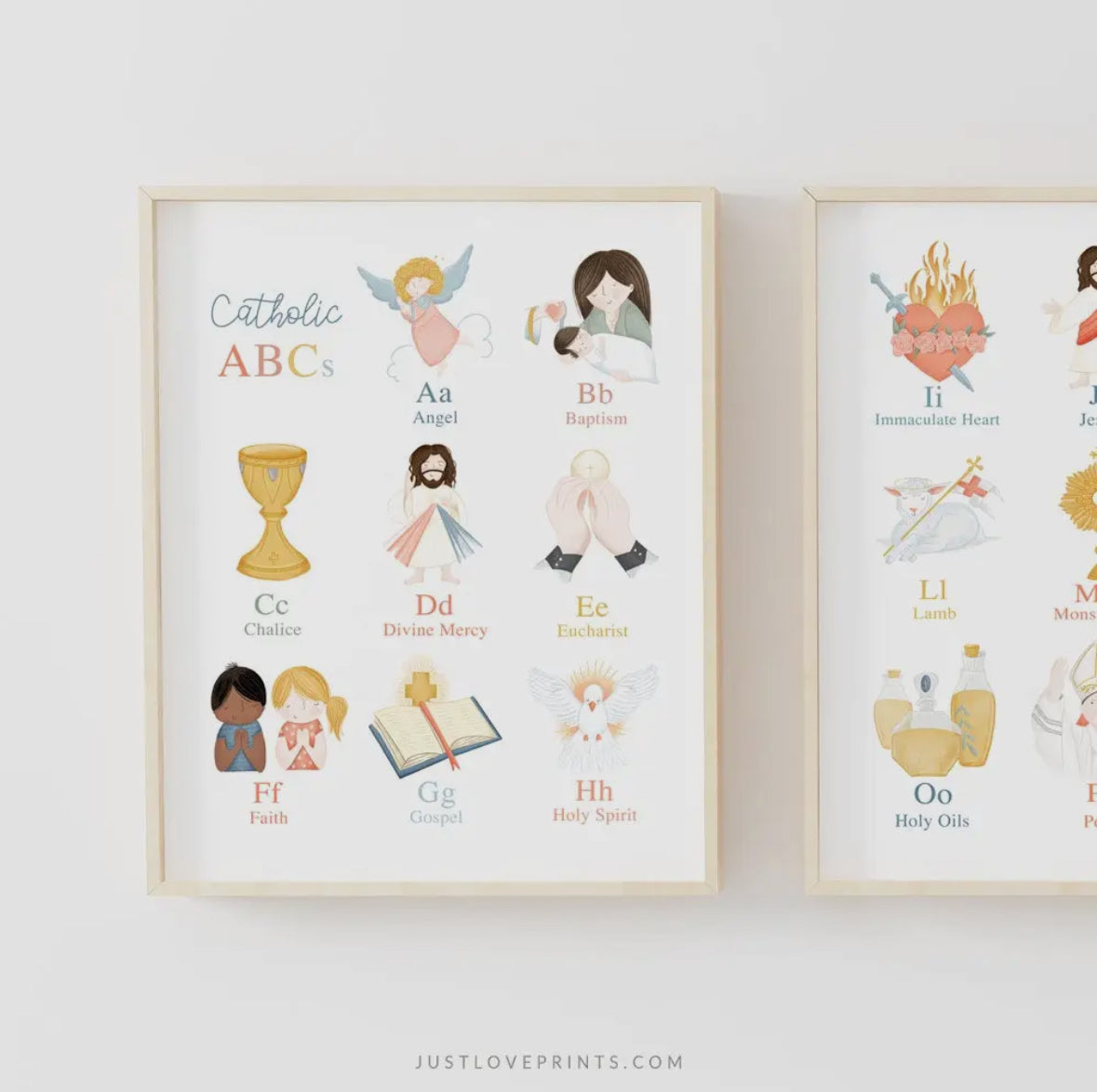 Catholic Alphabet Prints