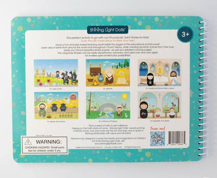 Saintly Scenes #4 Reusable Sticker Book