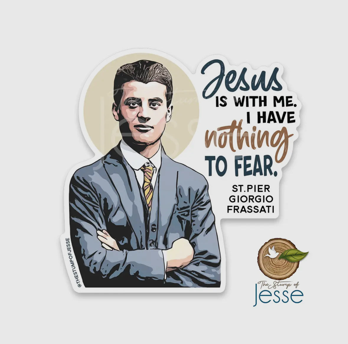 St. Pier Giorgio Frassati Waterproof Catholic Sticker
