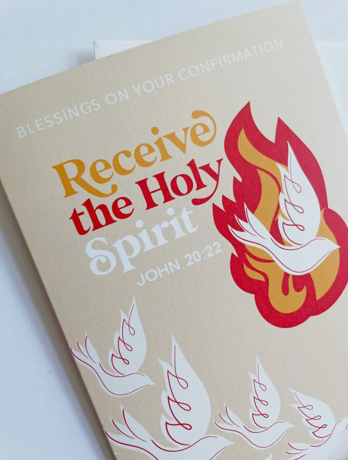 Receive the Holy Spirit Greeting Card