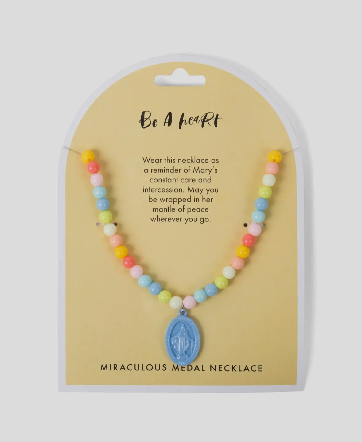 Miraculous Medal Plastic Children's Necklace