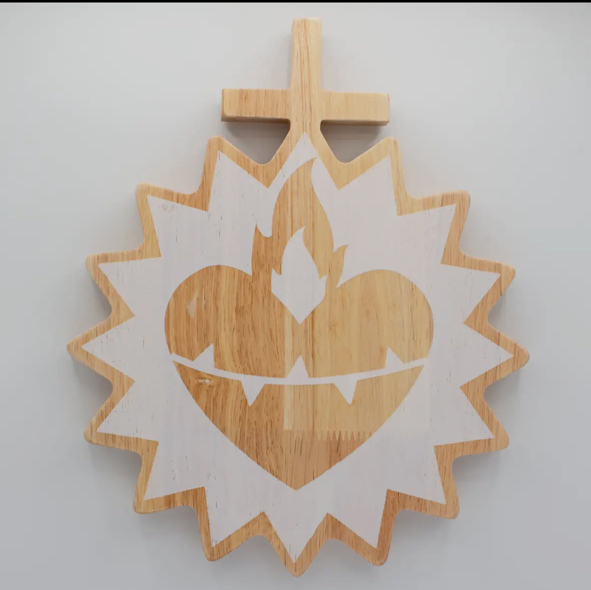 Sacred Heart of Jesus Wooden Wall Decor