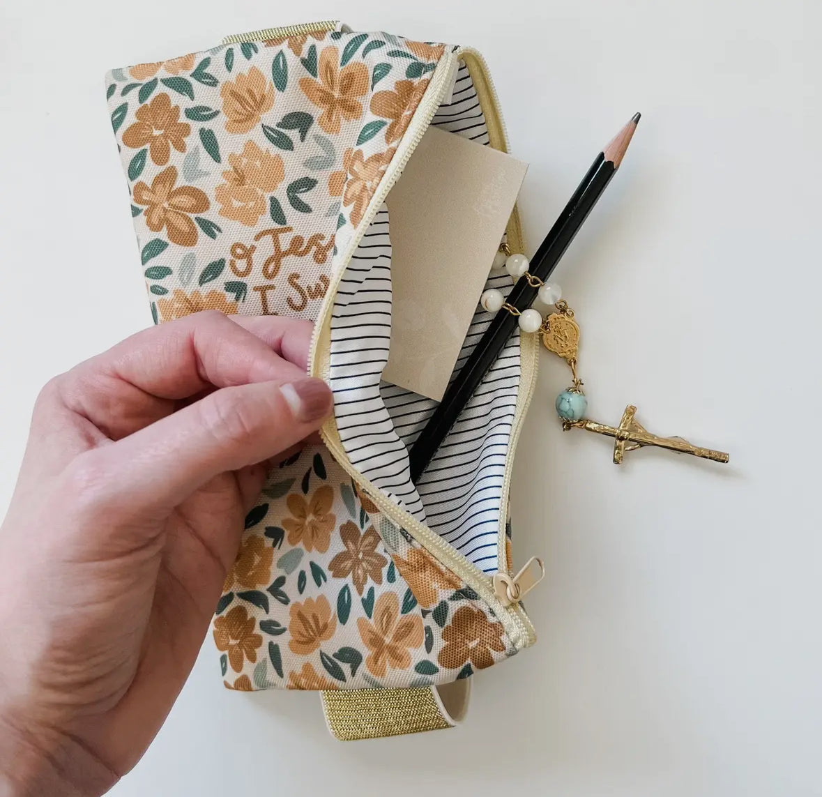 Surrender Prayer Catholic Bible/Planner Pouch