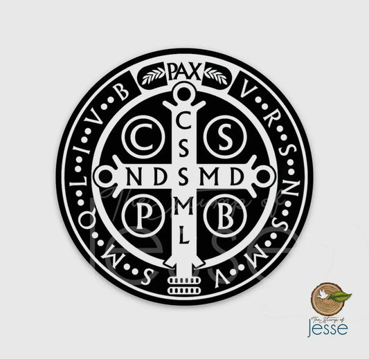 St. Benedict Medal Sticker