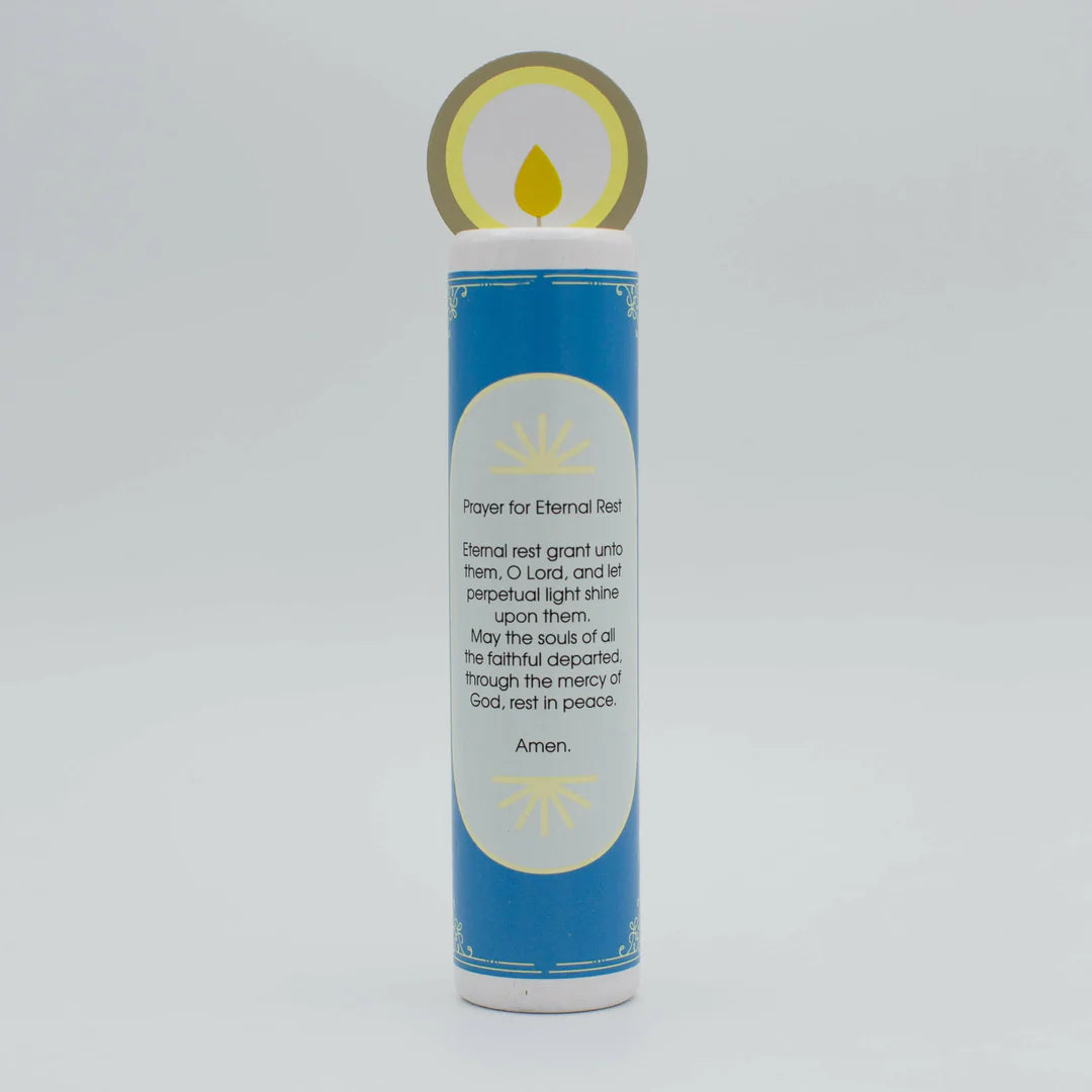 Jesus Christ: The Risen Lord Wooden Prayer Candle