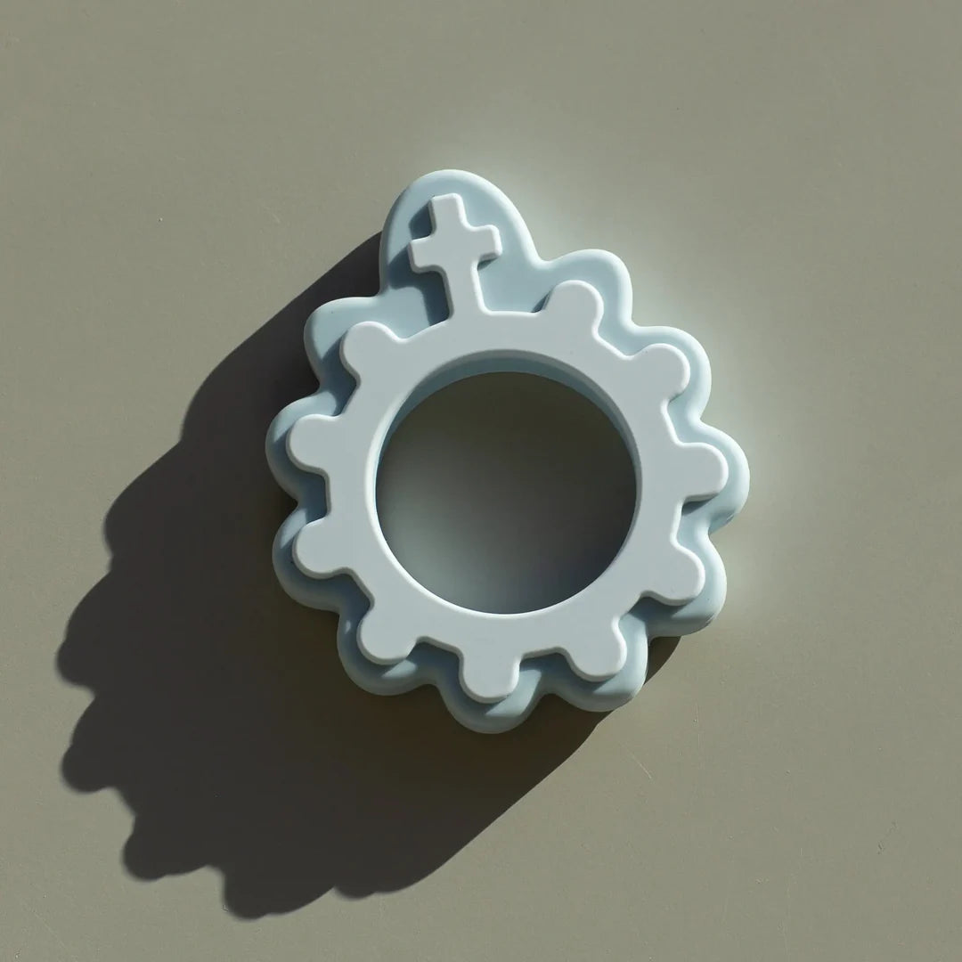 Baby's First Rosary - Marian Blue Silicone Teether