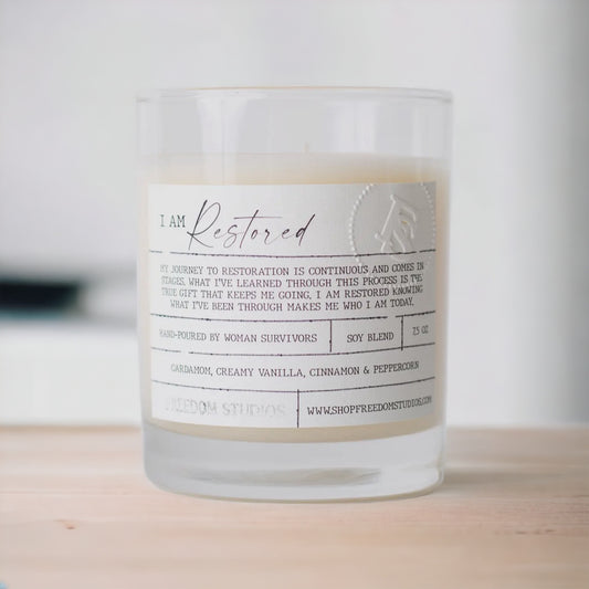 I Am Restored 7.5 oz Candle