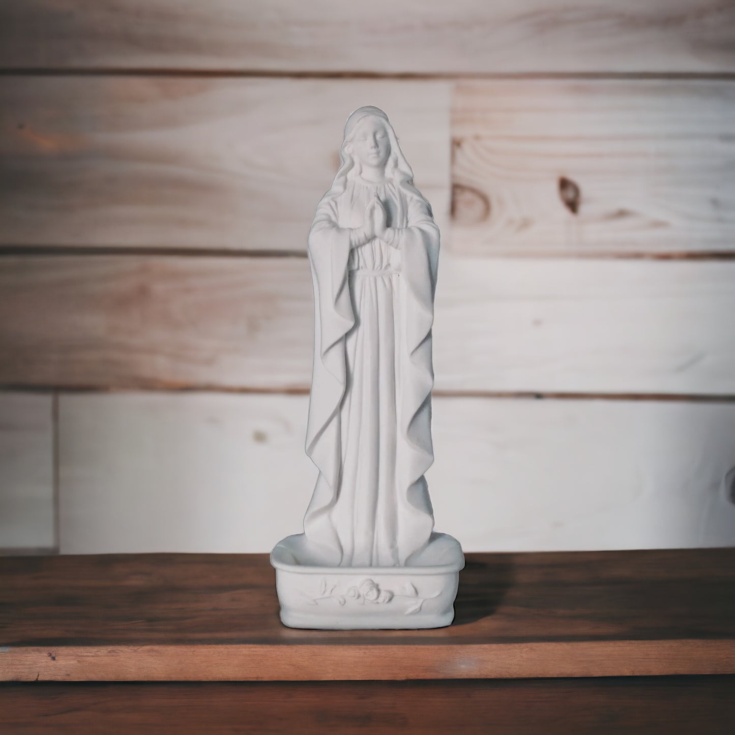 Standing Praying Virgin Rosary Holder/Font