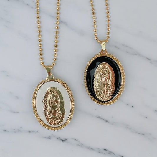 Our Lady of Guadalupe Medallion Necklace