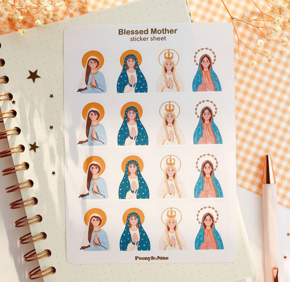 Blessed Mother Sticker Sheet