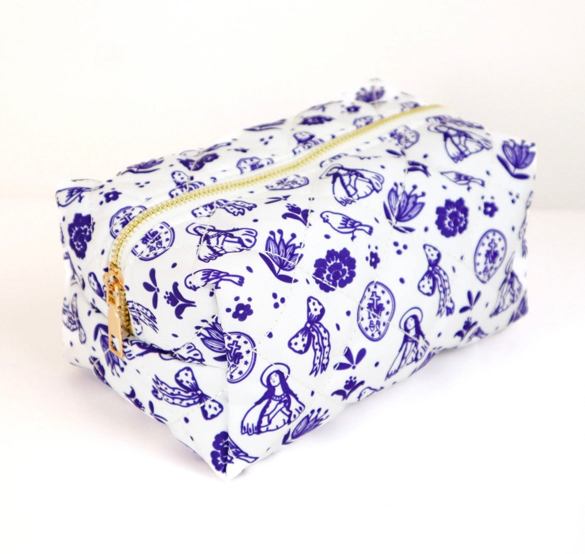 Marian Quilted Makeup Bag