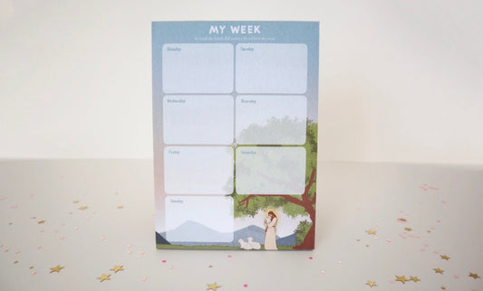 Jesus the Good Shepherd Weekly Planner Pad
