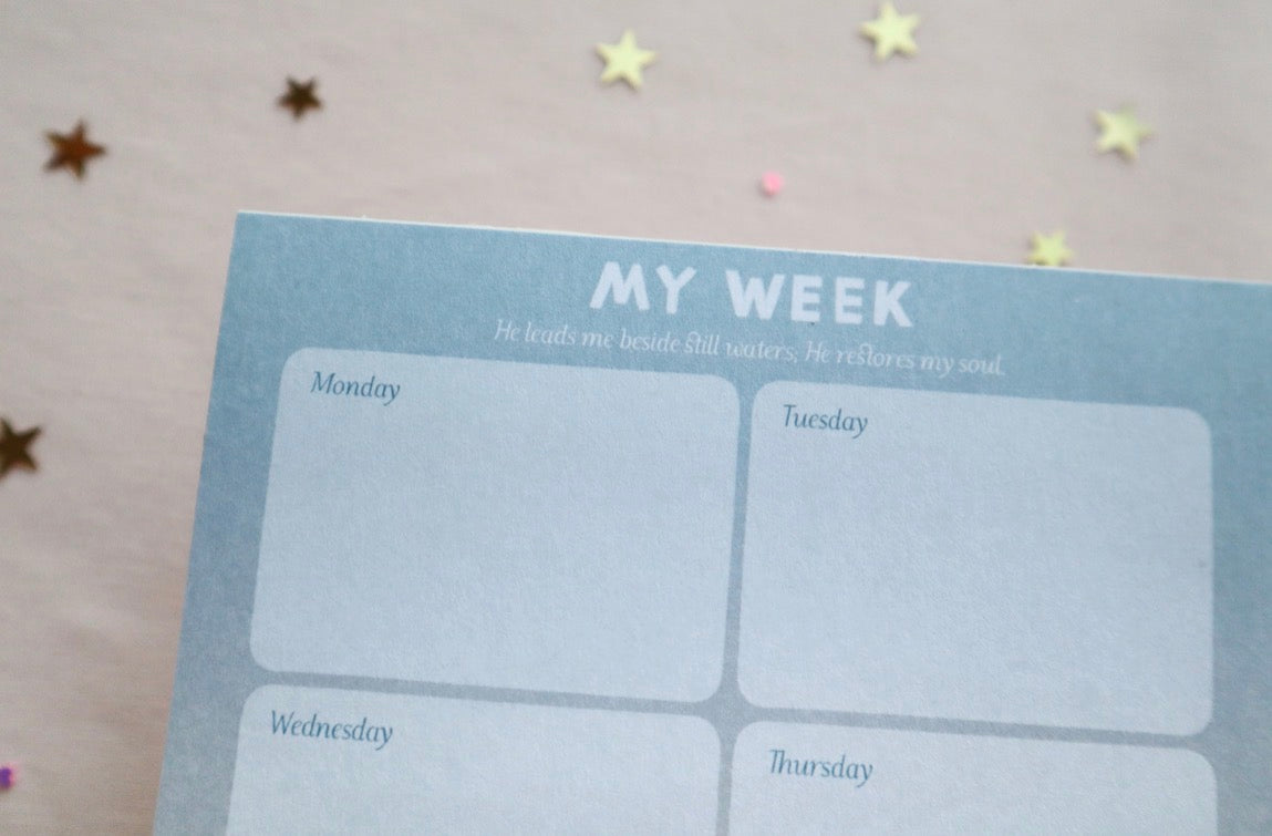 Jesus the Good Shepherd Weekly Planner Pad