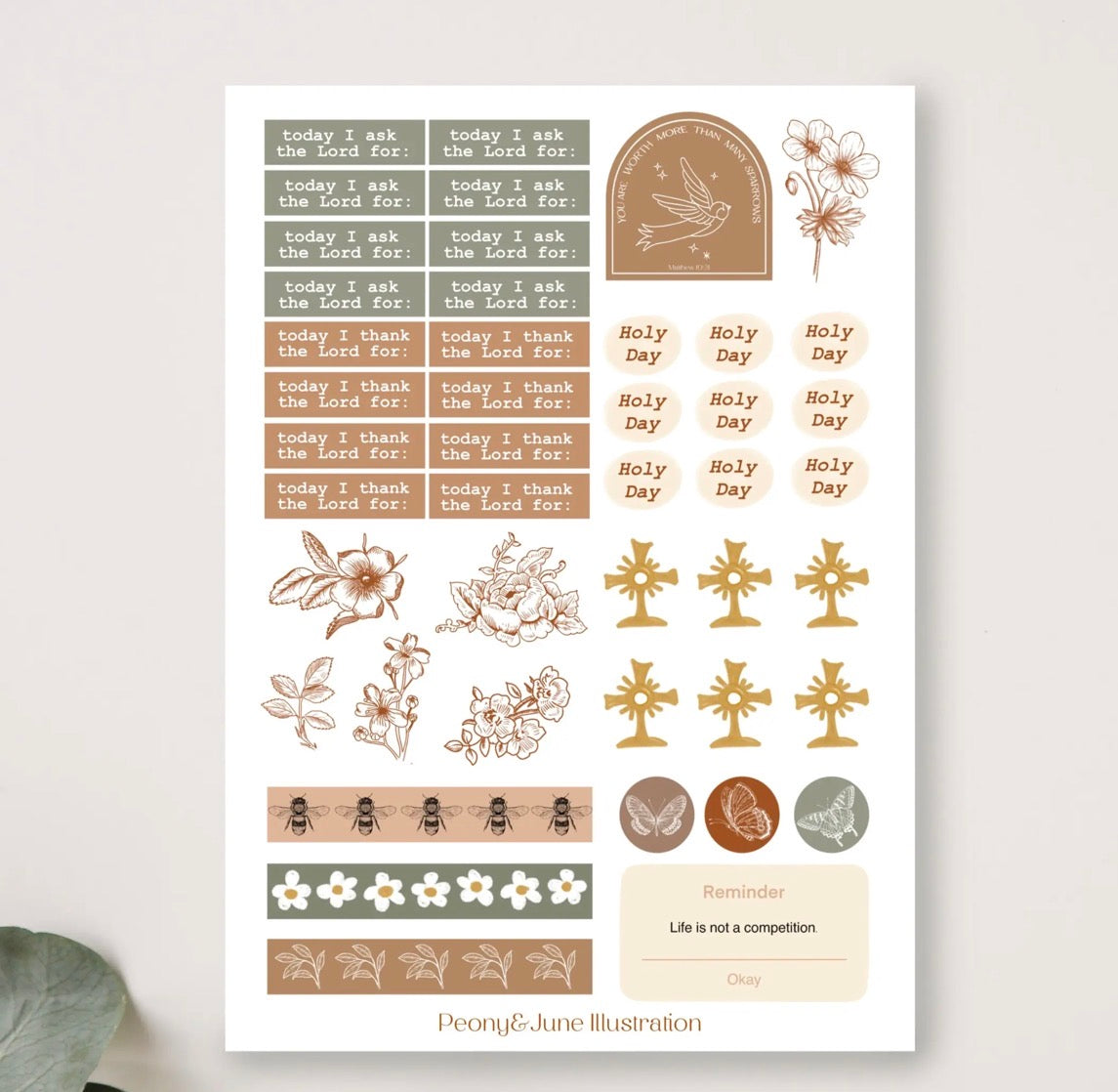 Prayer Journal Sticker Sheet