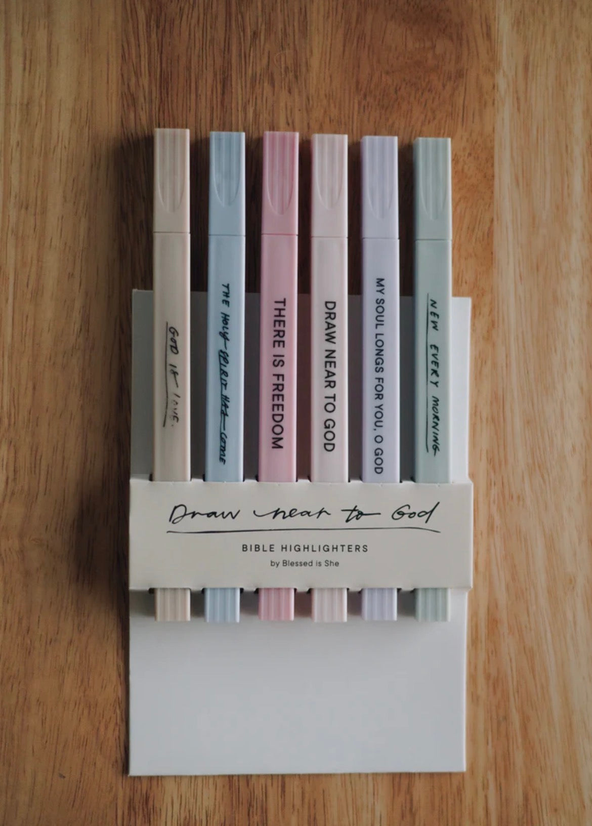 Bible Highlighters for Scripture Study (6-pack)