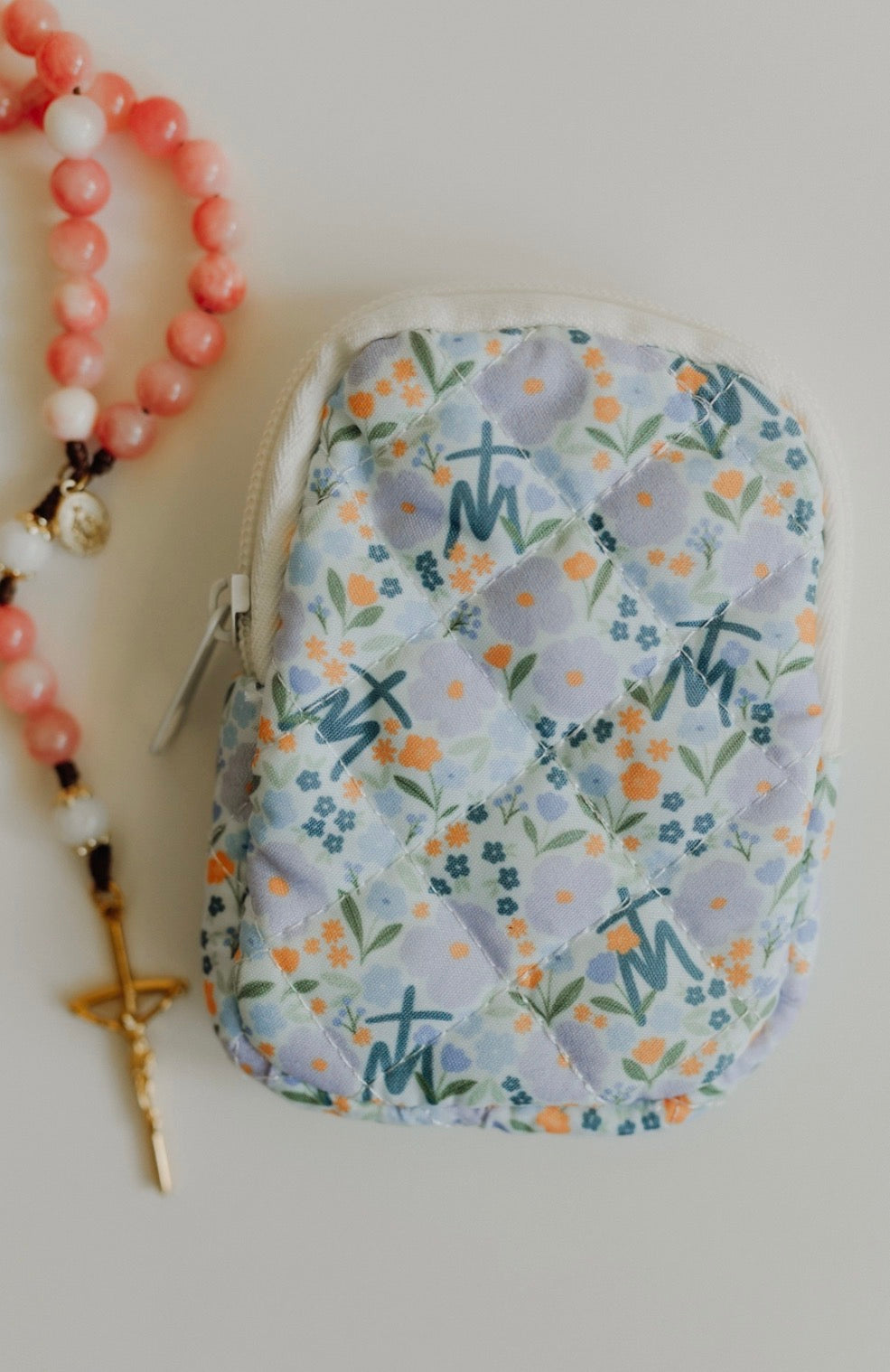 Marian Rosary Pouch