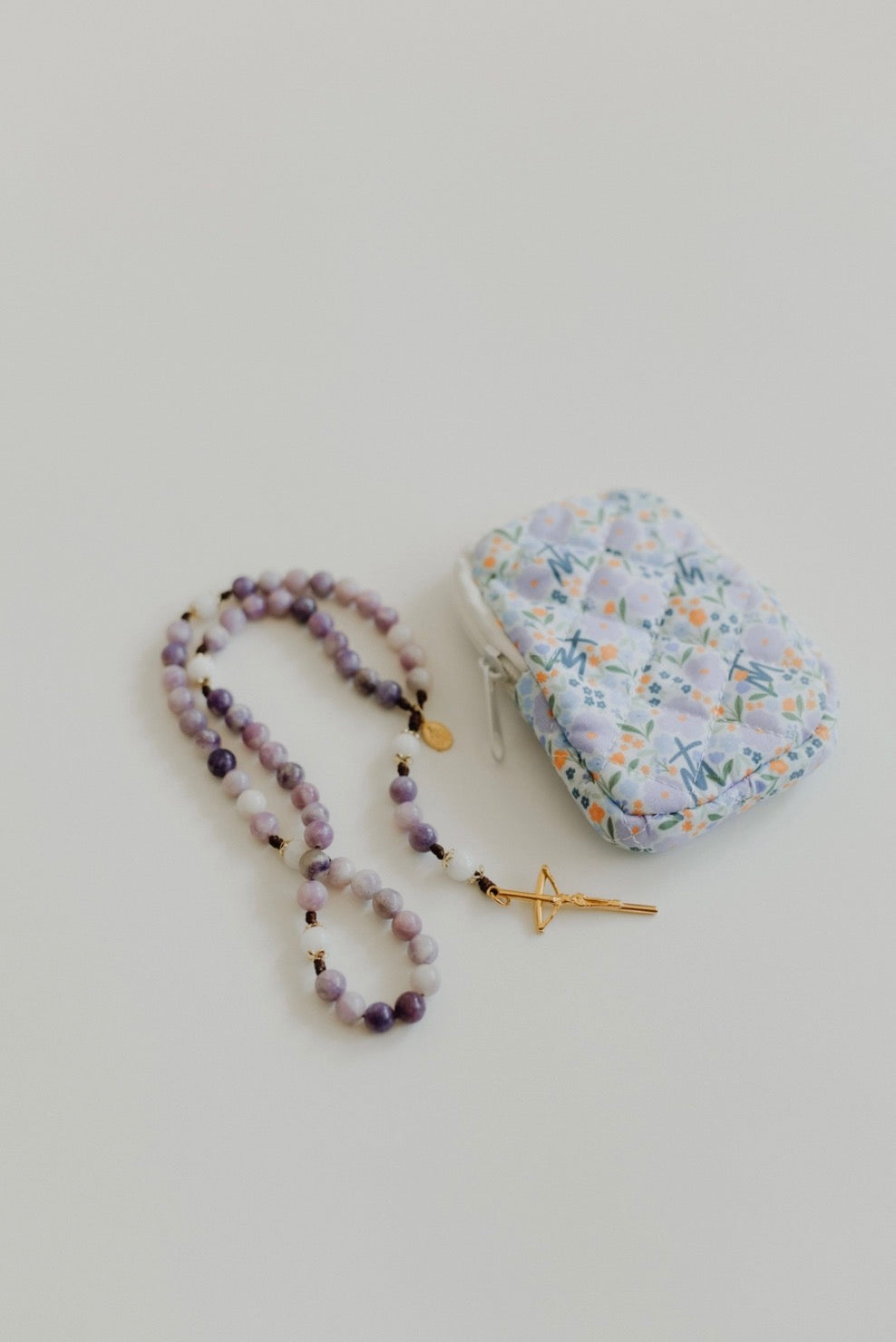 Marian Rosary Pouch
