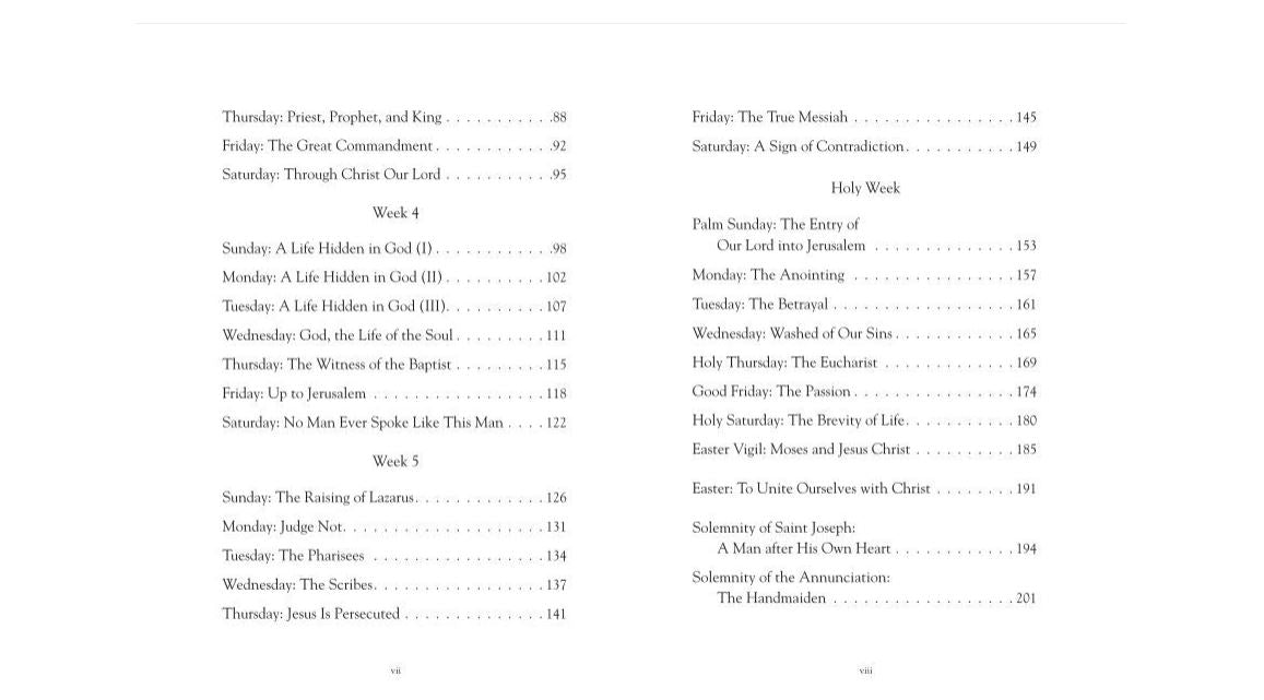 Meditations for Lent