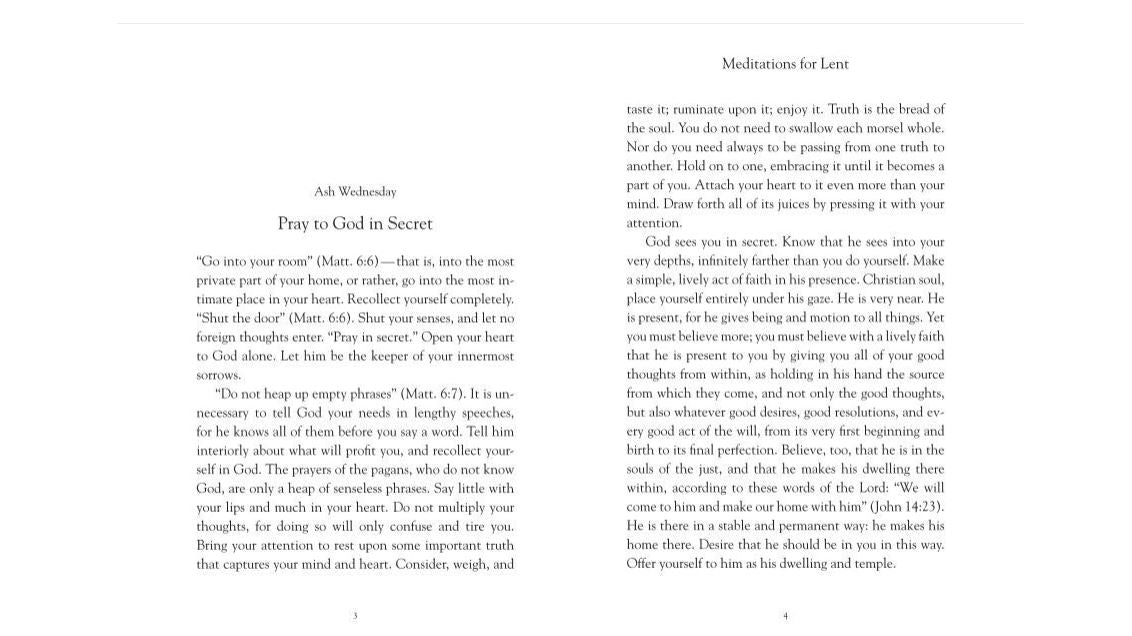 Meditations for Lent