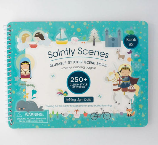 Saintly Scenes #2 Reusable Sticker Book