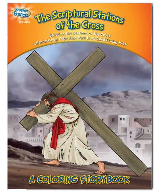 Scriptural Stations of the Cross Colouring Book