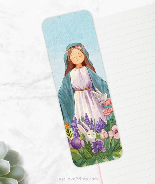 Mary's Garden Bookmark