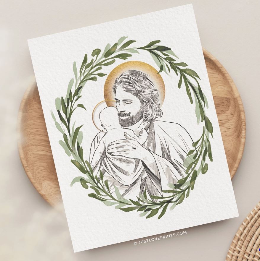 Jesus Miscarriage Greeting Card