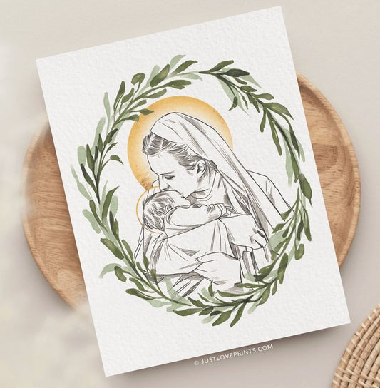 Mary Miscarriage Greeting Card
